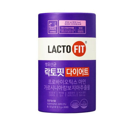 Lacto Fit Probiotics Diet 60 Sticks With Garcinia Cambogia For Weight Loss - Très Elite