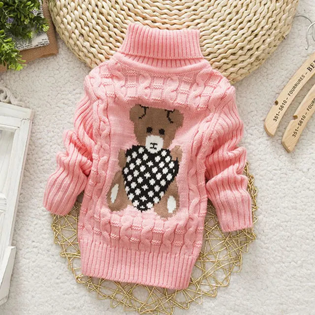 Cozy Winter Cartoon Character Toddler Sweaters for Chilly Days