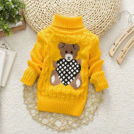 Adorable Cartoon Knit Sweaters for Trendy Toddlers