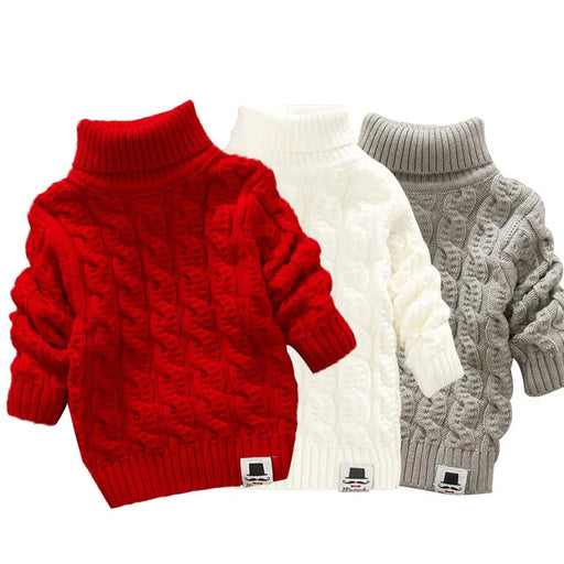 LCJMMO Toddler Girls Sweaters 2020 Winter Warm Kids Boys Sweaters Knit Pullover Baby Girl Sweater Outerwear Clothing 80-105cm FreeDropship