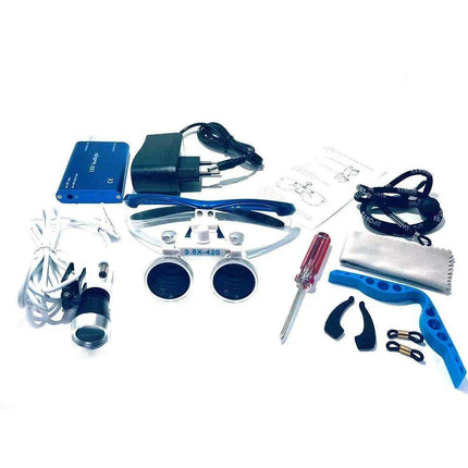 LED Dental Loupes: Adjustable Magnification with Comfortable Working Distance - Très Elite