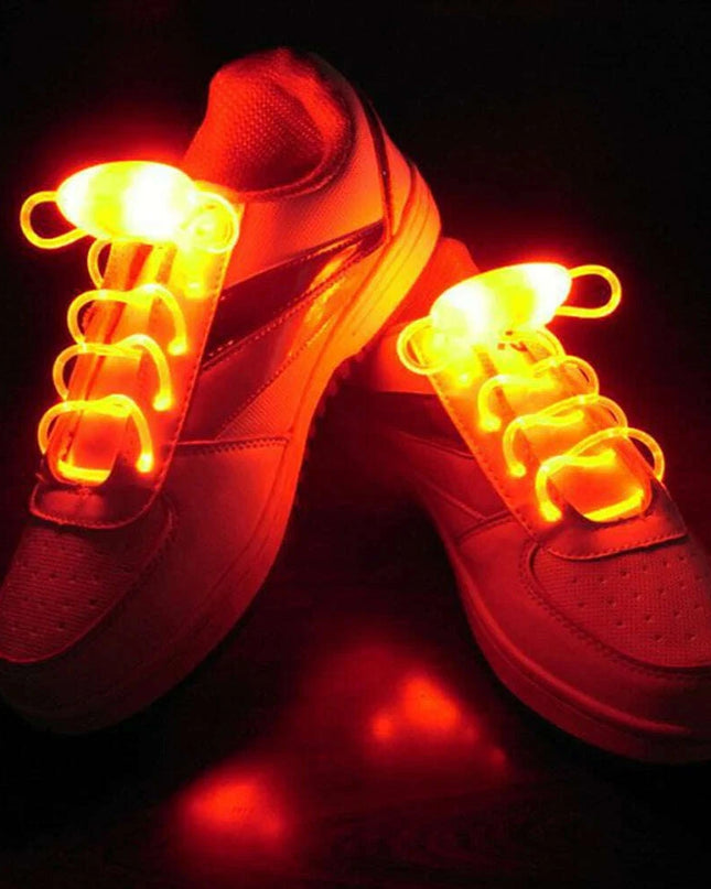 Glow-in-the-Dark LED Shoelaces with Flashing Modes - Perfect for Parties, Sports, and Festivals!