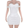 S / White