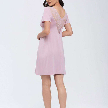 Lace-Trimmed Nightgown Babella: Where Comfort Meets Elegance - Très Elite