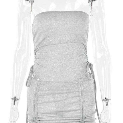 Lace-Up Skirt Set with Figure-Enhancing Design - Très Elite