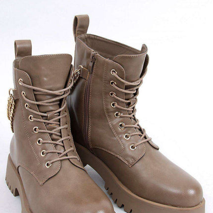 Lace-Up Women's Boots with Chains - Model 174510 - Très Elite