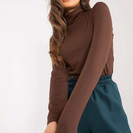 Lakerta Chic Cotton Turtleneck Blouse for Effortless Style - Très Elite