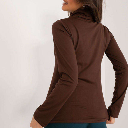 Lakerta Chic Cotton Turtleneck Blouse for Effortless Style - Très Elite