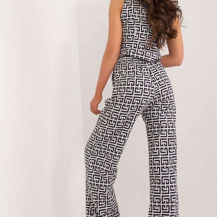 Lakerta Cotton High-Waist Trousers - Versatile & Stylish Choice for Women - Très Elite