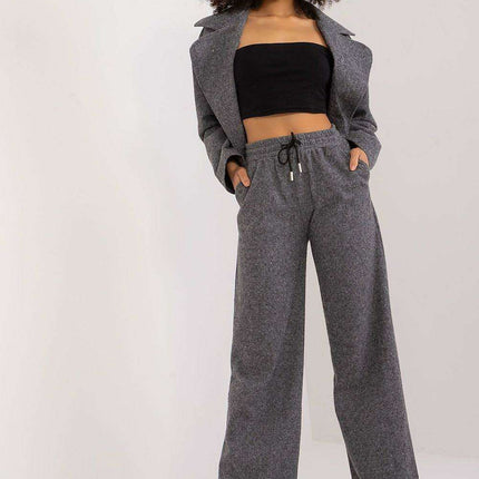 Lakerta Cotton High-Waist Trousers - Versatile & Stylish Choice for Women - Très Elite
