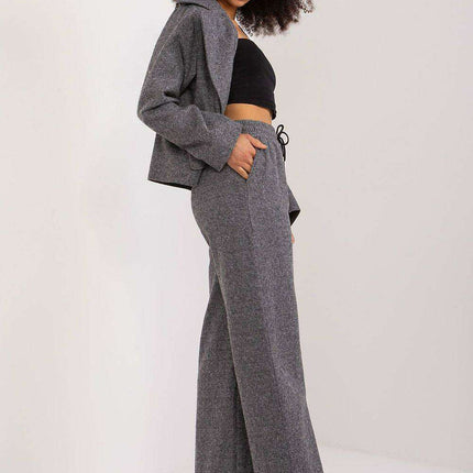 Lakerta Cotton High-Waist Trousers - Versatile & Stylish Choice for Women - Très Elite