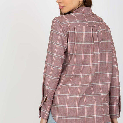 Lakerta Plaid Women's Shirt - Stylish Long Sleeve Top for Women - Très Elite