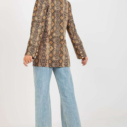 Lakerta Women's Elegant Long Sleeve Lined Outerwear Jacket - Très Elite