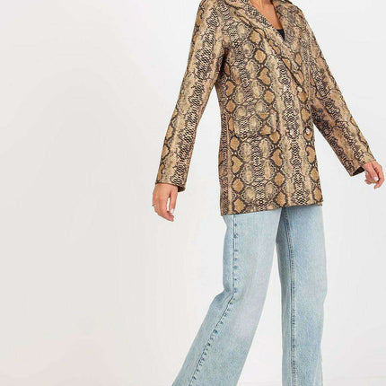 Lakerta Women's Elegant Long Sleeve Lined Outerwear Jacket - Très Elite