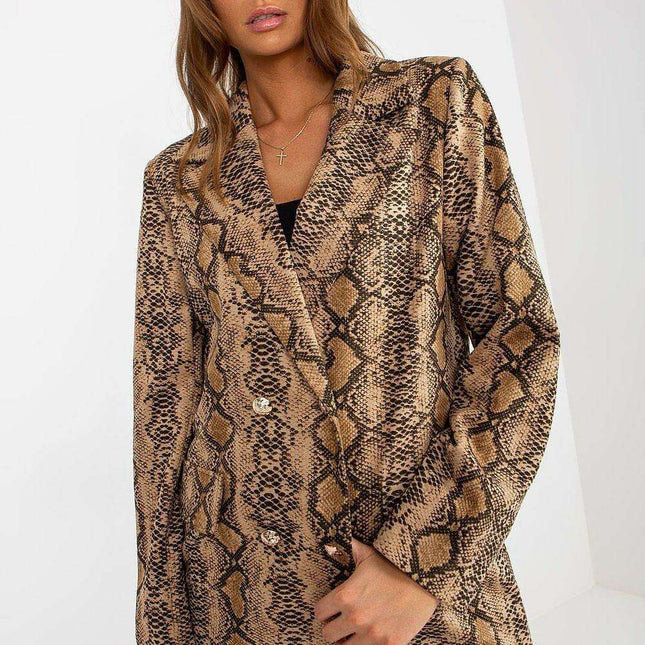 Lakerta Women's Elegant Long Sleeve Lined Outerwear Jacket