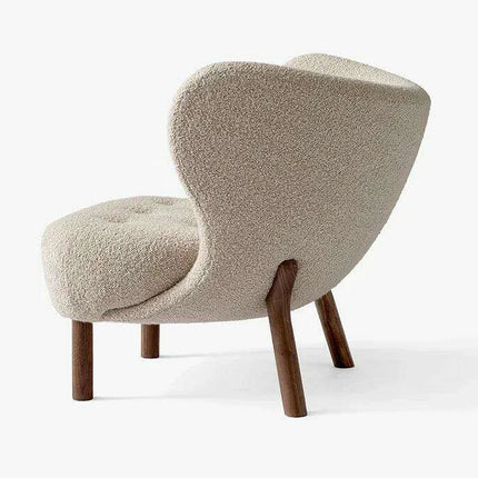 Lambs Wool Elegance Lounge Chair - Très Elite