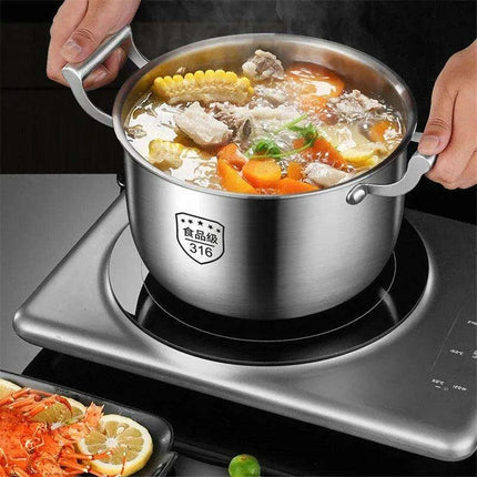 Large Capacity Heavy-Duty 316 Stainless Steel Congee Cooker - Elevate Your Culinary Skills - Très Elite