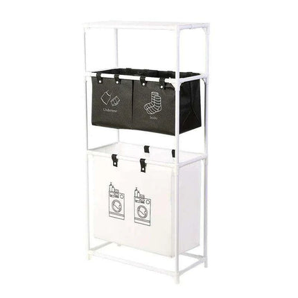 Laundry Organization System with Foldable Multi-layer Grid Design - Très Elite