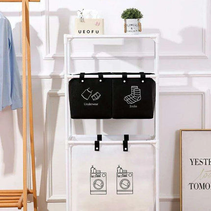 Laundry Organization System with Foldable Multi-layer Grid Design - Très Elite