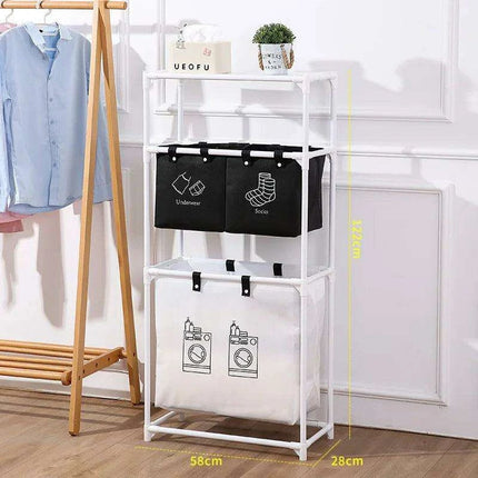 Laundry Organization System with Foldable Multi-layer Grid Design- Très Elite- Très Elite