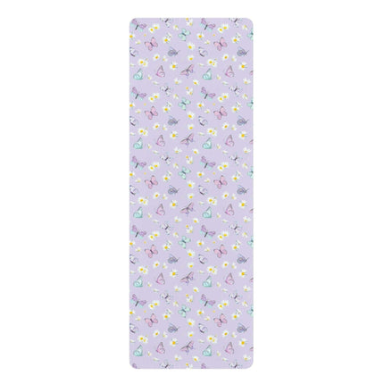 Lavender Elegance Yoga Mat - Luxurious Comfort for Tranquil Practices