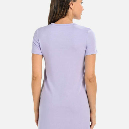 Lavender Nursing Nightshirt for Women – Viscose Lycra Comfort - Très Elite