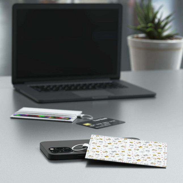 Lavish Saffiano Faux Leather Cardholder