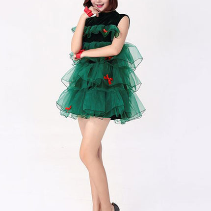 Layered Tulle Ruffled Shoulder Party Dress - Très Elite