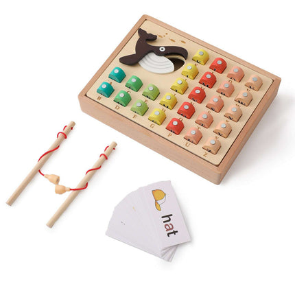 Learn & Catch: Interactive Wooden Fishing Puzzle - Très Elite