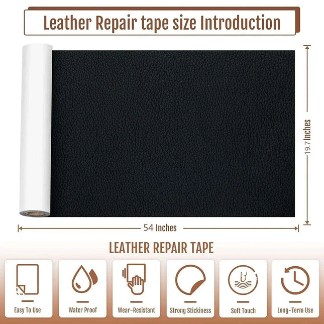 Leather Repair Patch - Quick and Easy Fix for Furniture, Apparel, and Footwear