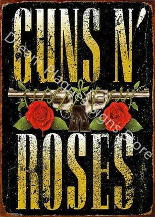 Legends of Rock Metal Wall Art - Timeless Decor for Music Enthusiasts and Entertainment Spaces - Très Elite