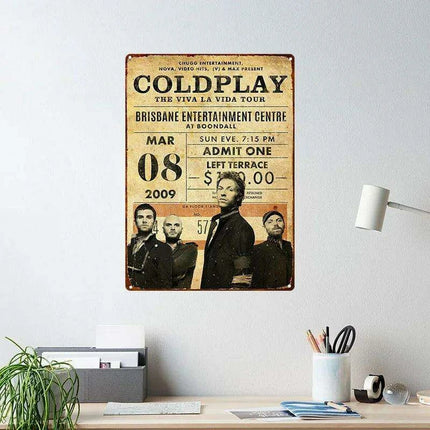 Legends of Rock Metal Wall Art - Timeless Decor for Music Enthusiasts and Entertainment Spaces - Très Elite