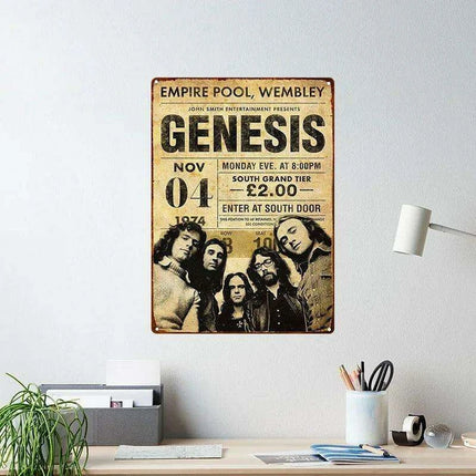 Legends of Rock Metal Wall Art - Timeless Decor for Music Enthusiasts and Entertainment Spaces - Très Elite