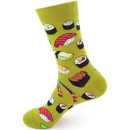 Leisure Patterned Cotton Women's Socks - Très Elite