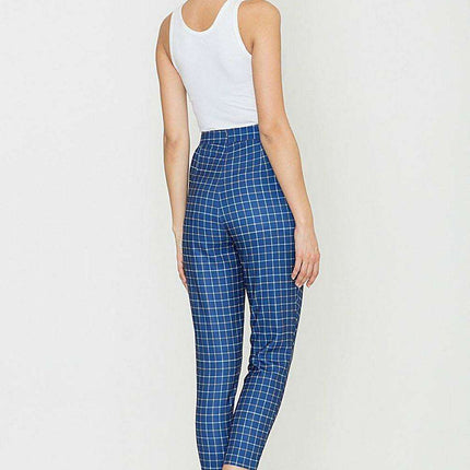 Lenitif Retro Checkered Trousers for Stylish Women - Très Elite