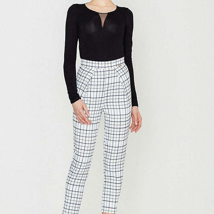 Lenitif Retro Checkered Trousers for Stylish Women - Très Elite