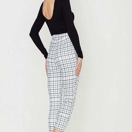 Lenitif Retro Checkered Trousers for Stylish Women - Très Elite
