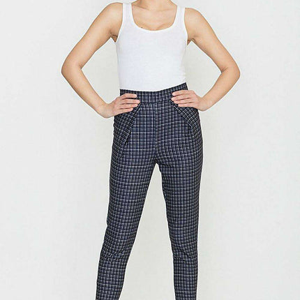 Lenitif Retro Checkered Trousers for Stylish Women - Très Elite