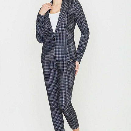 Lenitif Retro Checkered Trousers for Stylish Women - Très Elite