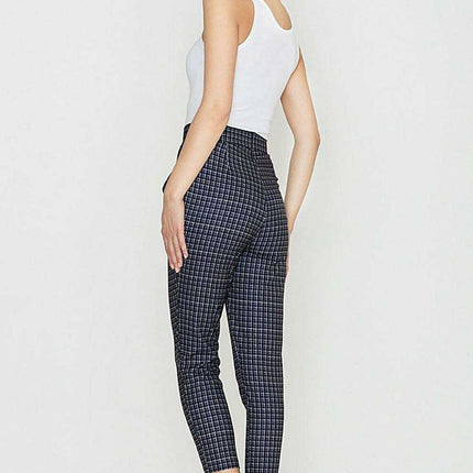 Lenitif Retro Checkered Trousers for Stylish Women - Très Elite