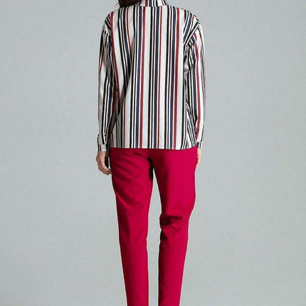 Lenitif's Chic Button-Up Relaxed Fit Long Sleeve Shirt - Très Elite