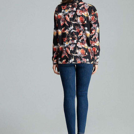 Lenitif's Chic Button-Up Relaxed Fit Long Sleeve Shirt - Très Elite
