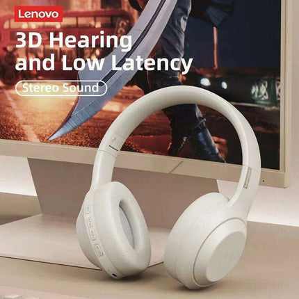 Lenovo TH10 Wireless ANC Stereo Headphones with Powerful Bass and Sweat-Resistant Design - Très Elite