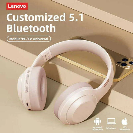 Lenovo TH10 Wireless ANC Stereo Headphones with Powerful Bass and Sweat-Resistant Design - Très Elite