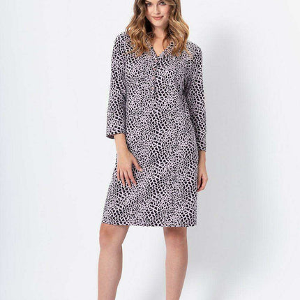 Leopard Luxe Cotton Sleep Shirt - Très Elite