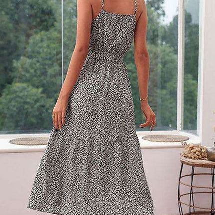 Leopard Print Lace-Up Off-Shoulder Bodycon Dress - Elegant and Stylish - Très Elite