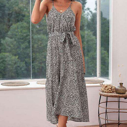 Leopard Print Lace-Up Off-Shoulder Bodycon Dress - Elegant and Stylish - Très Elite