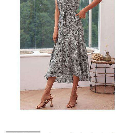 Leopard Print Lace-Up Off-Shoulder Bodycon Dress - Elegant and Stylish - Très Elite