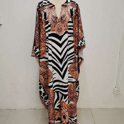 Leopard Print Skirt Dress: Women's Chic Lounge Attire - Effortlessly Stylish - Très Elite