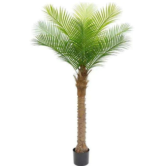 Lifelike Giant Faux Coconut Palm Tree - Ideal Tropical Decoration for Any Space